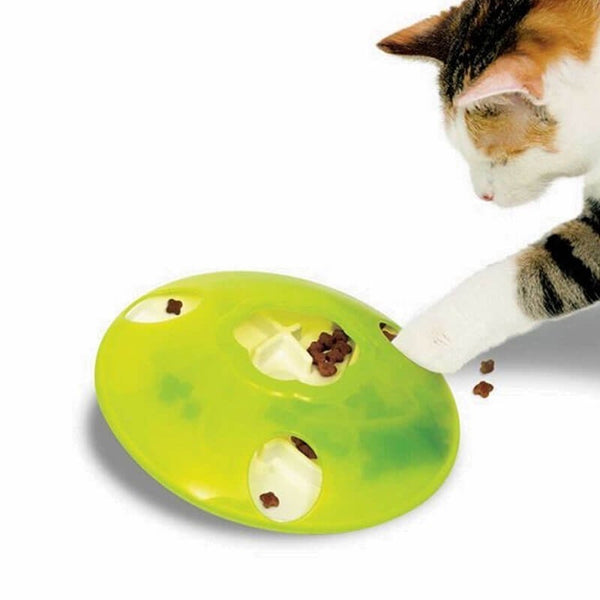 Catit treat spinner juguete interactivo para gatos
